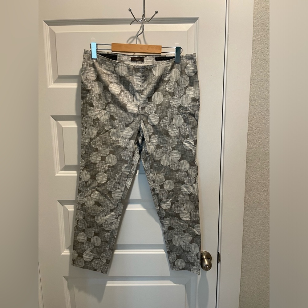 Peserico cotton stretch side zipper pants 48